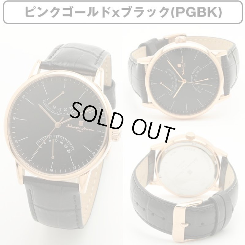 画像7: レトログラード&レザーベルトSalavatore Marraサルバトーレマーラメンズクォーツウォッチ「SM19105」 (7)