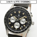 画像6: レザーベルト&10気圧防水Salavatore Marraサルバトーレマーラクロノグラフウォッチ「SM19101」 (6)