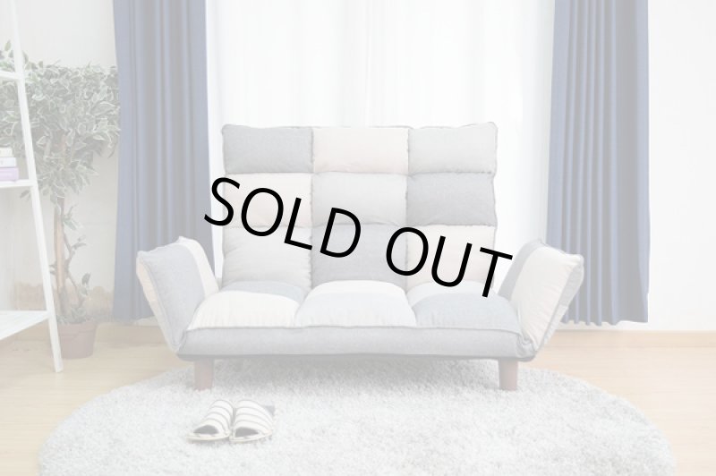 画像13: 頭までまったり！ハイバックカウチソファー「パッチワークKING15」 (13)