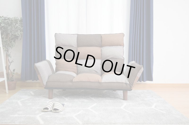 画像12: 頭までまったり！ハイバックカウチソファー「パッチワークKING15」 (12)