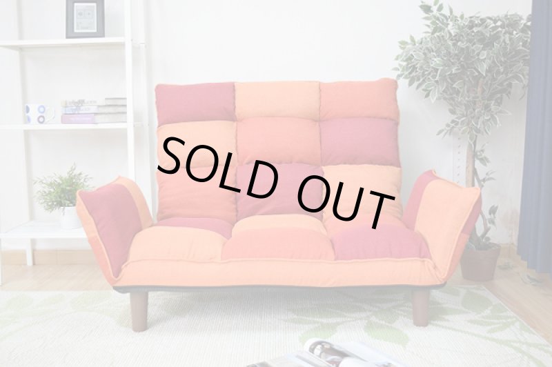 画像9: 頭までまったり！ハイバックカウチソファー「パッチワークKING15」 (9)