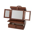 画像4: 日本製コスメティックボックス三面鏡 (4)