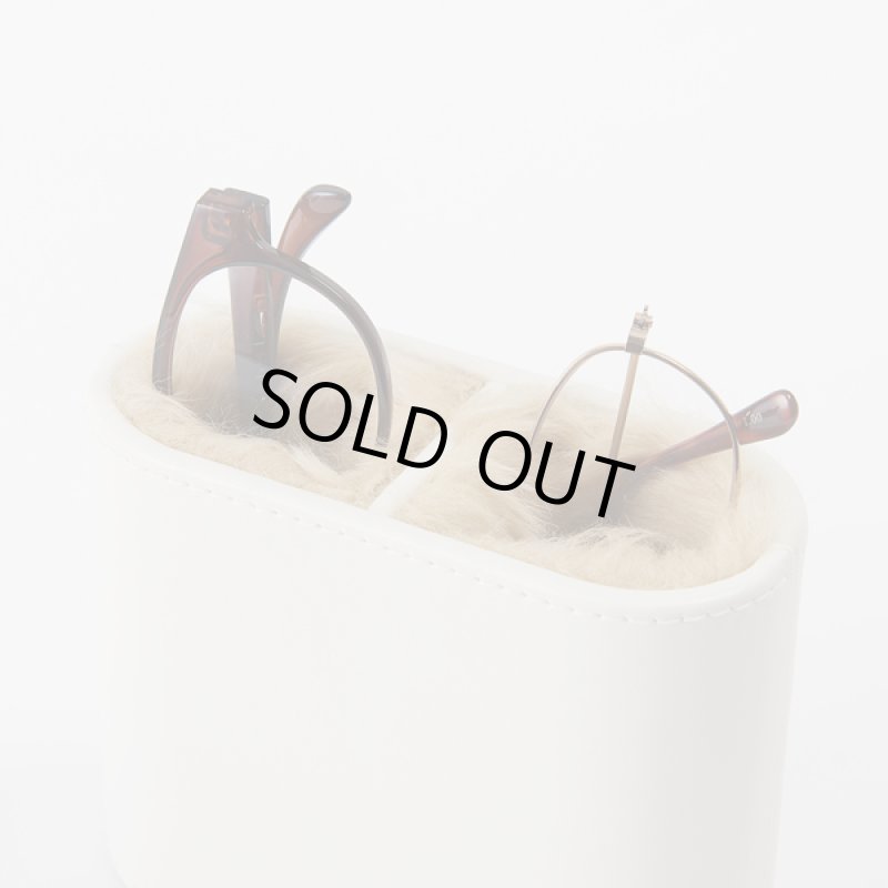 画像4: ファーアレンジメガネスタンド２本用ホワイト (4)