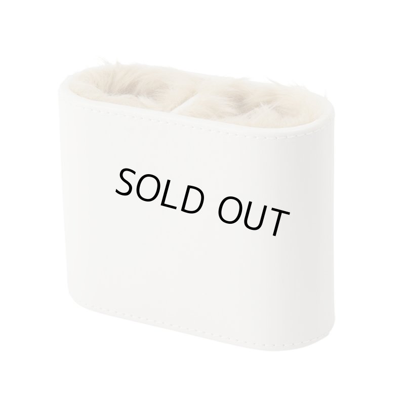 画像5: ファーアレンジメガネスタンド２本用ホワイト (5)