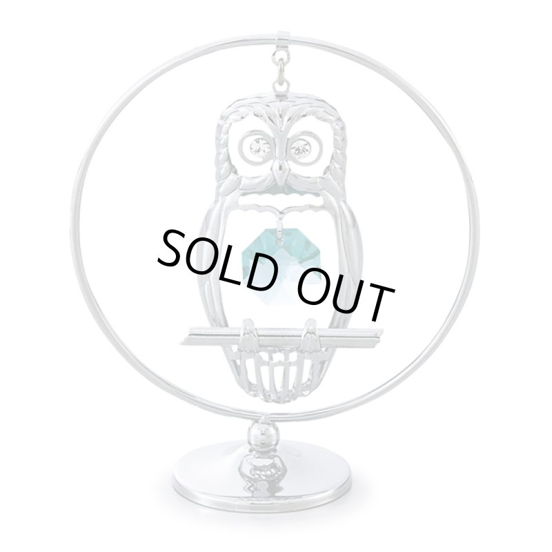 画像4: スワロフスキークリスタル「フクロウモビール」 (4)