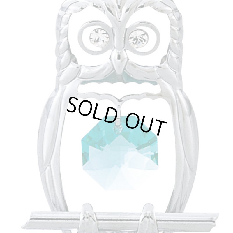 画像2: スワロフスキークリスタル「フクロウモビール」 (2)