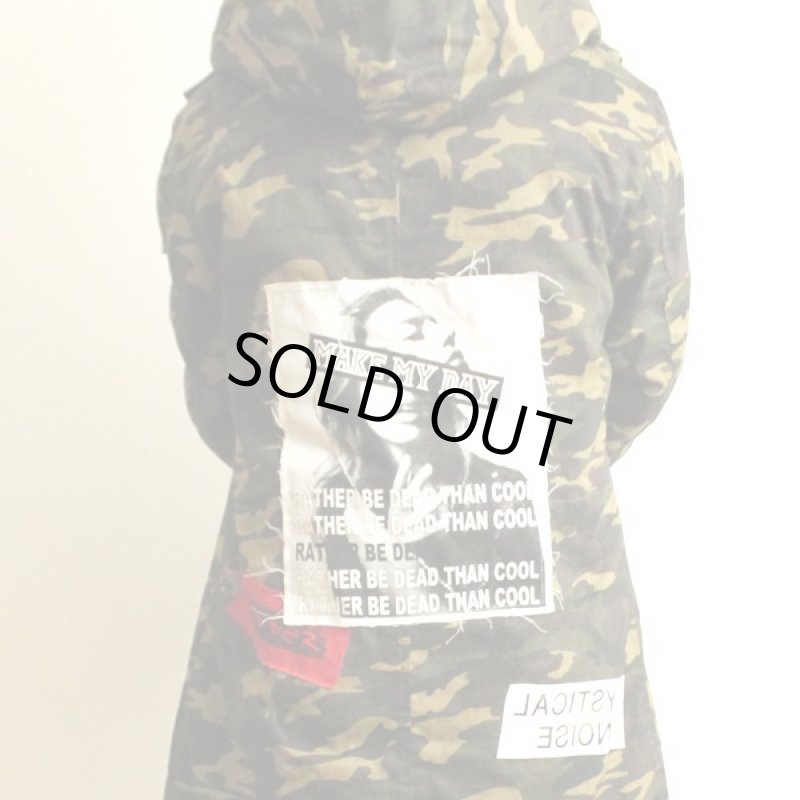 画像4: RINGS ワッペン付モッズコート／カモ (4)