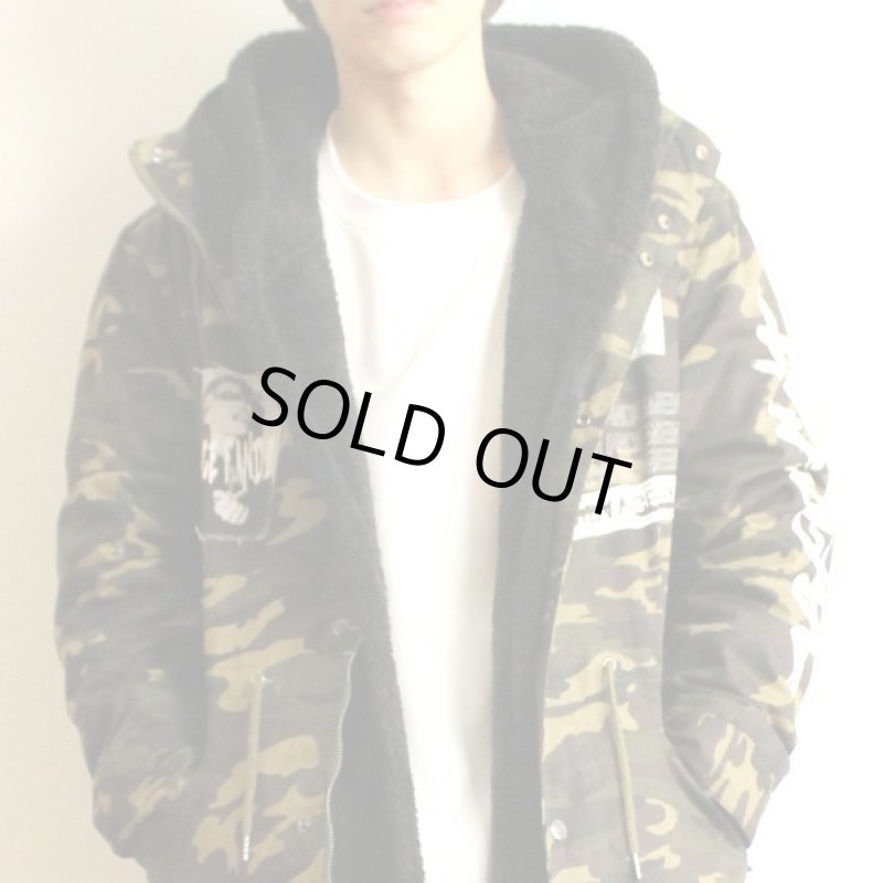 画像2: RINGS ワッペン付モッズコート／カモ (2)