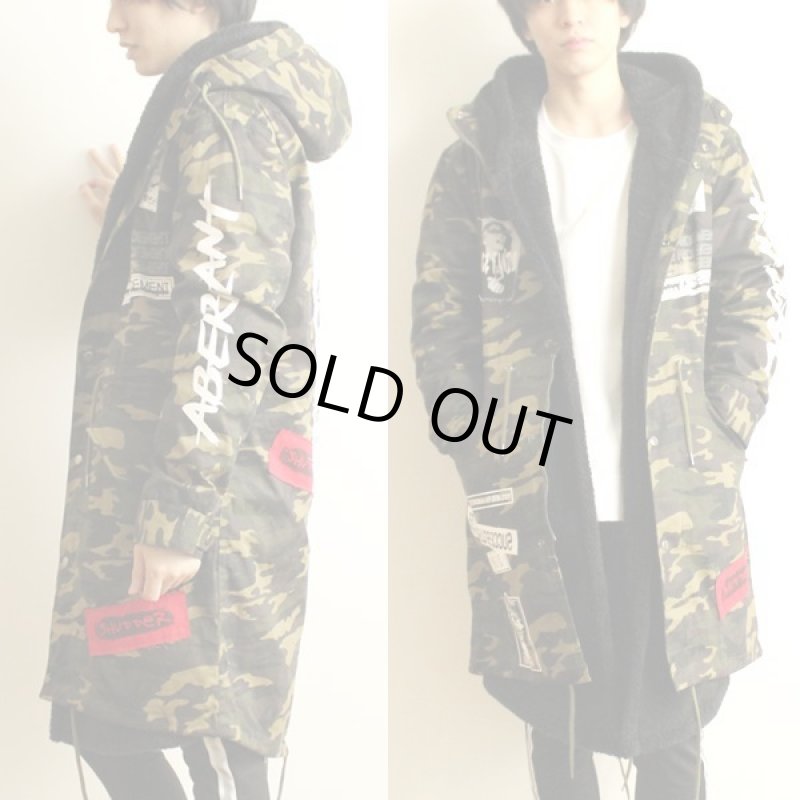 画像3: RINGS ワッペン付モッズコート／カモ (3)