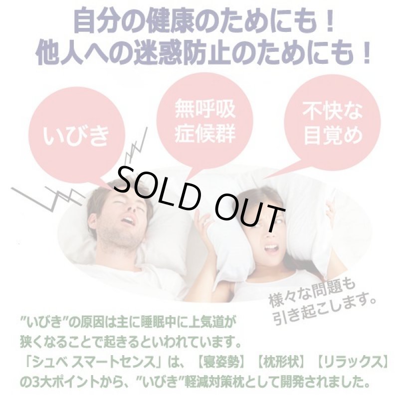 画像2: いびき周波数キャッチ低反発枕「シュベ スマートセンス」 (2)