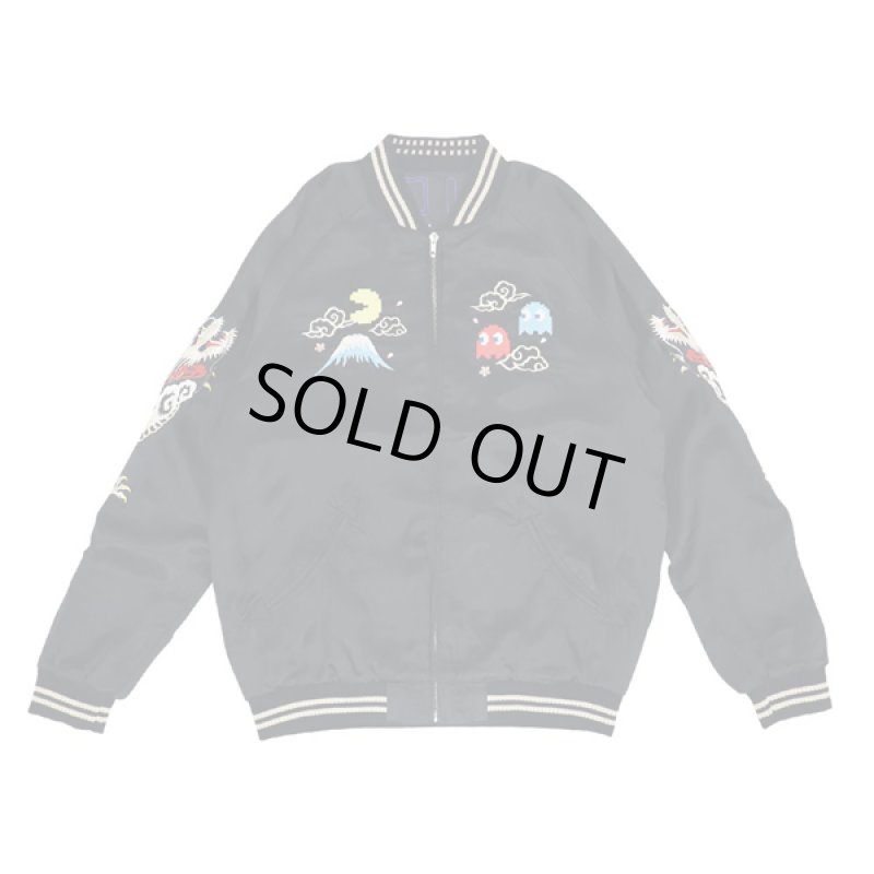 画像13: パックマン日本地図リバーシブルスカジャン (13)