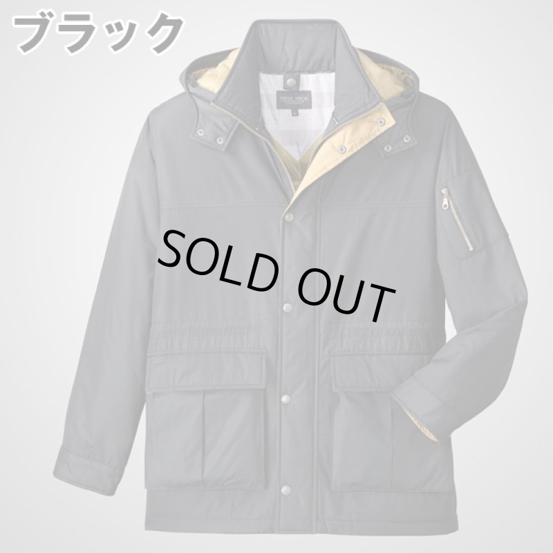 画像6: TROY BROS（トロイブロス）フード付き中綿多機能ハーフコート (6)
