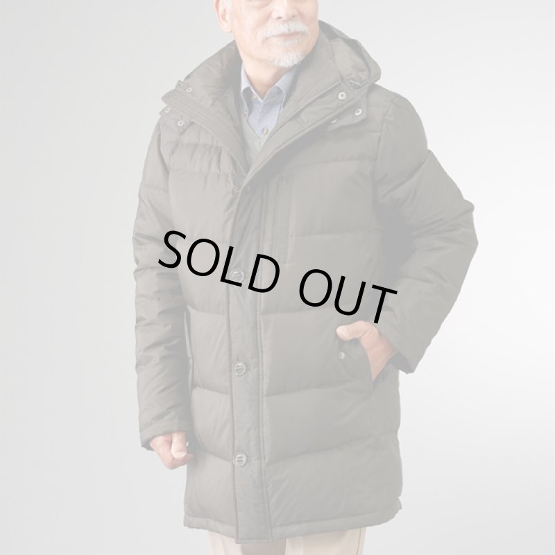 画像2: TROY BROS（トロイブロス）フード付きダウンハーフコート (2)