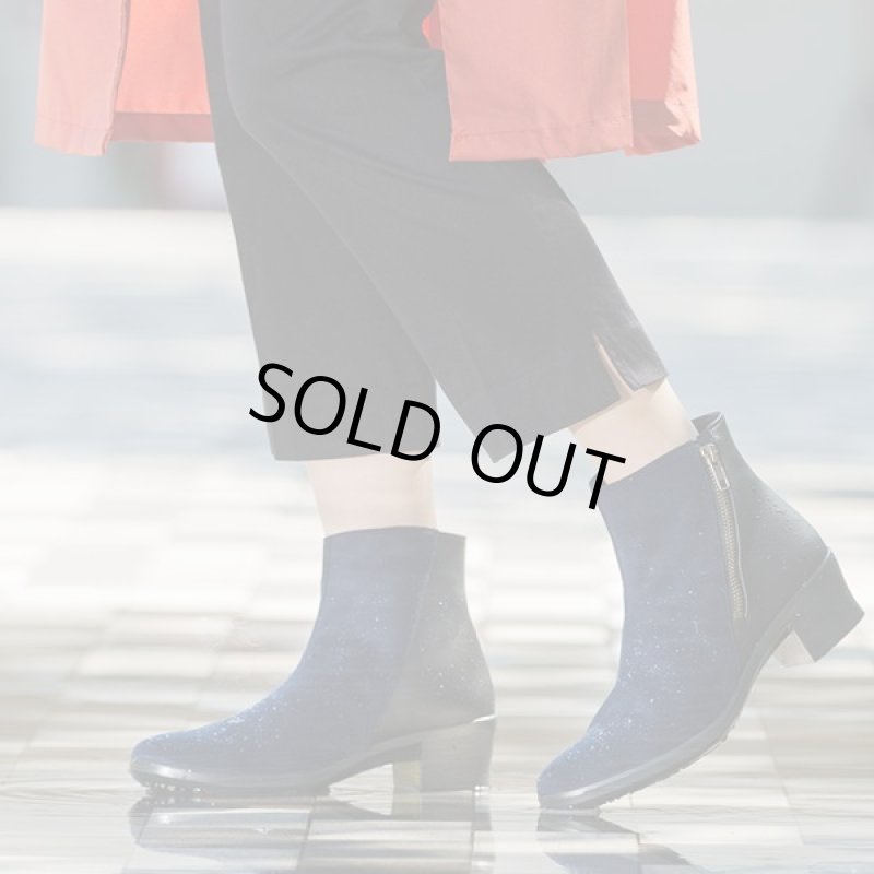 画像2: トップドライ「レディースハーフブーツ／ツートンカラー」  (2)