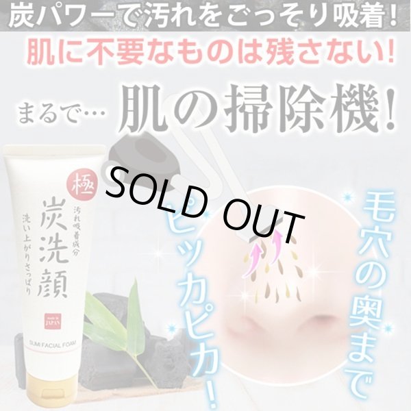 毛穴の奥まで汚れ吸着！「極炭洗顔」1点RSG-03-1