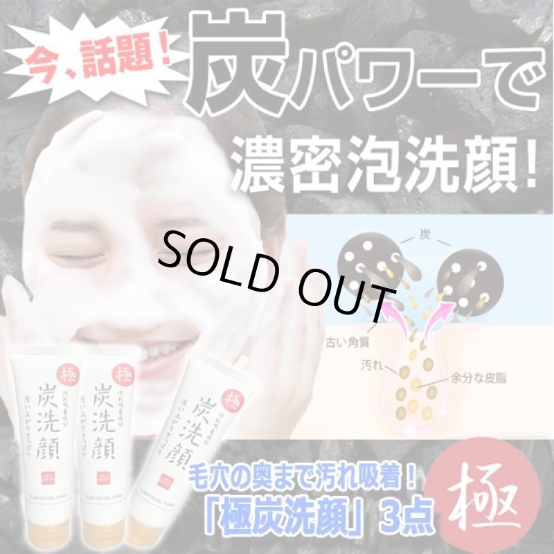 画像10: 毛穴の奥まで汚れ吸着!「極炭洗顔」3点 (10)