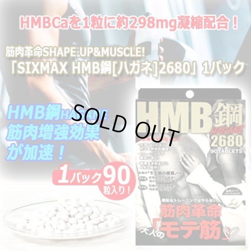 画像8: 筋肉革命SHAPE UP&MUSCLE!「SIXMAX HMB鋼[ハガネ]2680」1パック (8)