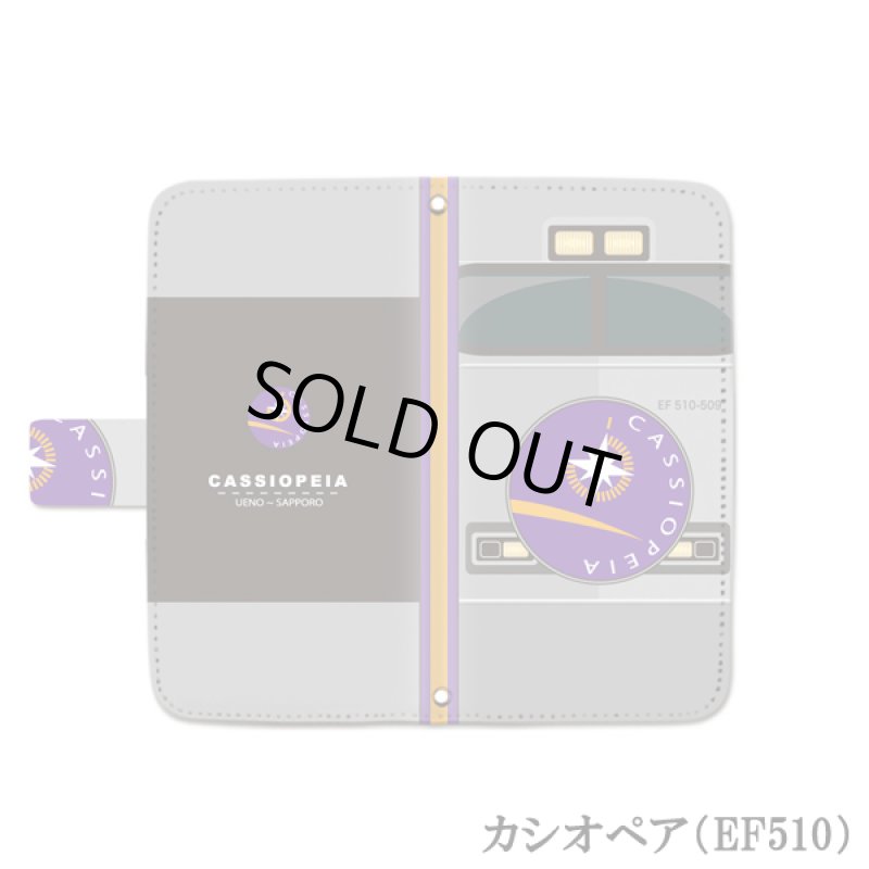 画像7: JRブルートレインヘッドマーク手帳型スマホケース (7)