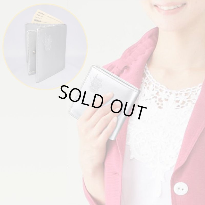 画像2: 天下人 豊臣秀吉・徳川家康もお祀り祈祷した念じ仏「三面大黒天」二つ折財布 (2)