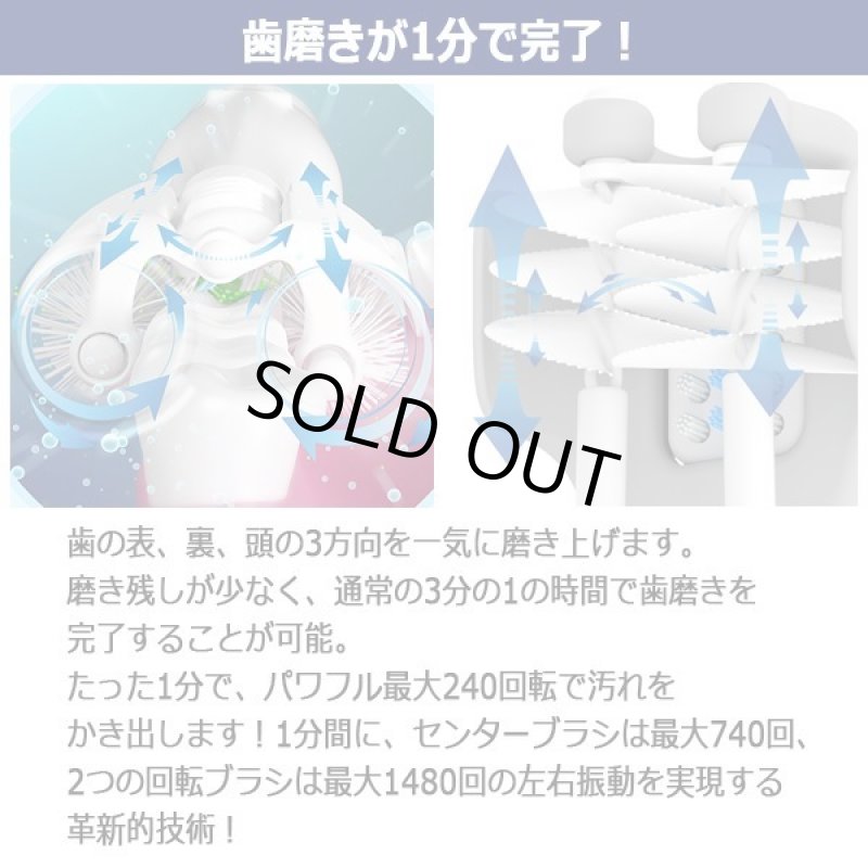 画像4: 3方向同時ブラッシング!電動歯ブラシ「クールシャ7D」 (4)