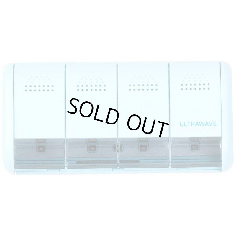 画像13: 3分で99.9％LED除菌！ULTRAWAVE歯ブラシ除菌ホルダー[壁掛け4連収納型] (13)