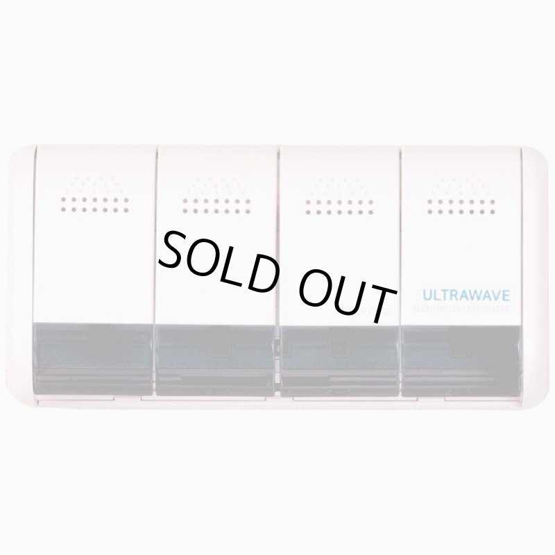 画像12: 3分で99.9％LED除菌！ULTRAWAVE歯ブラシ除菌ホルダー[壁掛け4連収納型] (12)