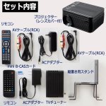 画像8: 天井にTV投影！DVDプレーヤー搭載LEDプロジェクター＆TVチューナーセット[VS-P01S] (8)