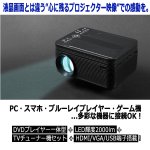 画像2: 天井にTV投影！DVDプレーヤー搭載LEDプロジェクター＆TVチューナーセット[VS-P01S] (2)