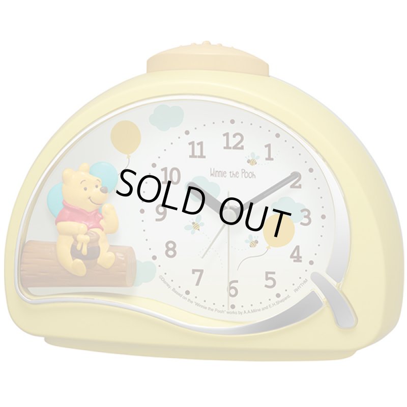 画像3: ピグレットが顔を出すくまのプーさん目覚し時計 (3)