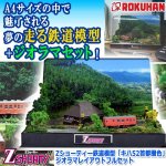 画像1: Zショーティー鉄道模型「キハ52首都圏色」ジオラマレイアウトフルセット (1)