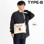 画像9: Gab・Bler(ギャブラー)xSNOOPY(スヌーピー)キャンバスサコッシュバッグ (9)