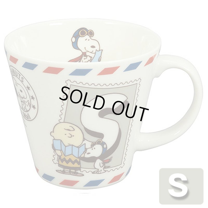 画像7: スヌーピーイニシャルマグ「エアメール」 (7)
