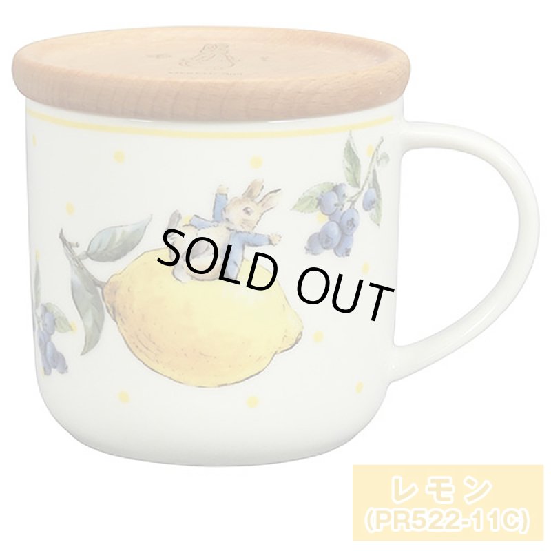 画像3: ピーターラビット木製コースター付マグカップ (3)