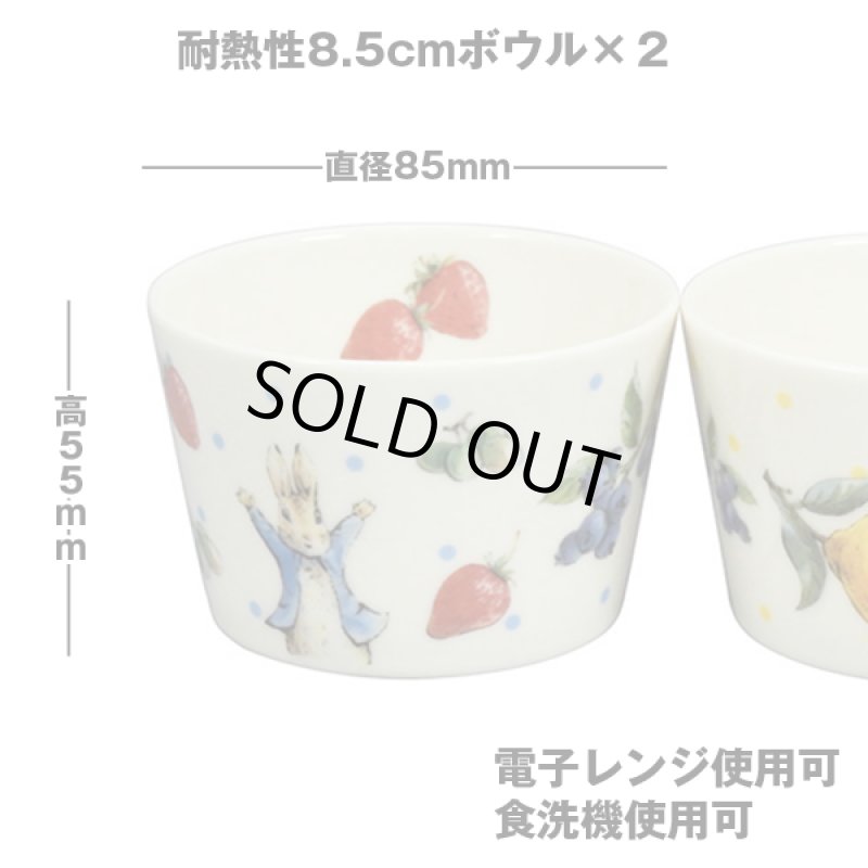 画像4: ピーターラビット「フルーツ&ベジタブル」ペアプチボウルセット (4)