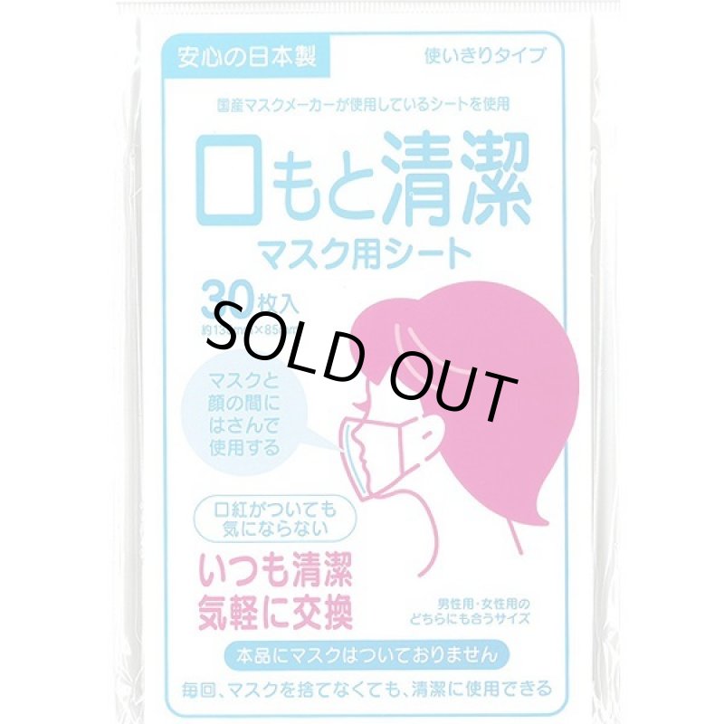 画像5: 口もと清潔マスク用シート（30枚入） (5)