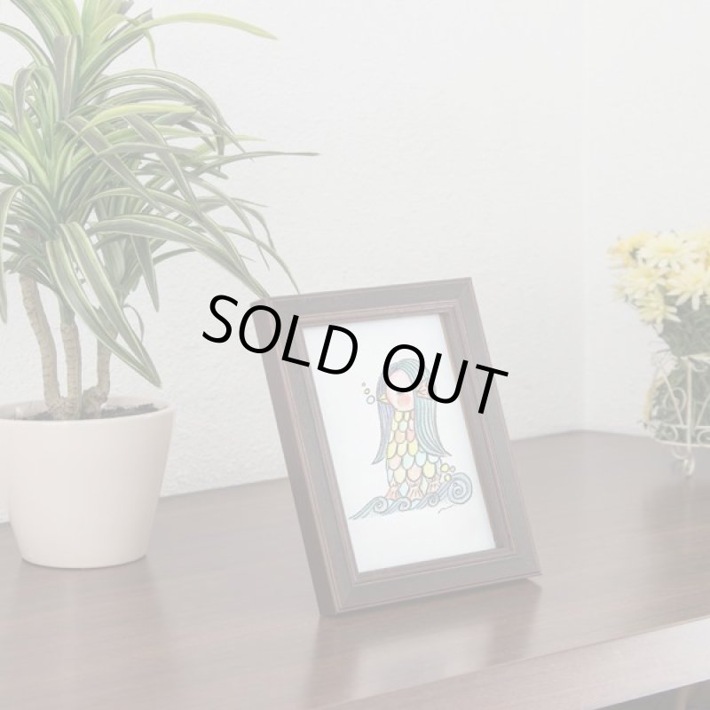 画像5: 疫病退散祈願「世界中に笑顔を広げるアーティストRIE『AMABIE』」ミニ（卓上）サイズ (5)