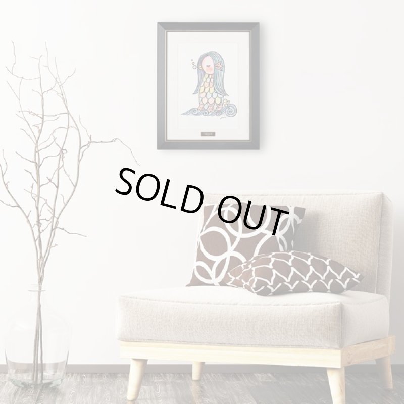 画像6: 疫病退散祈願「世界中に笑顔を広げるアーティストRIE『AMABIE』」Mサイズ (6)