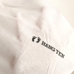 画像4: HANGTENロゴ入りインナーTシャツ３枚パック(クルーネックホワイト３枚パック） (4)