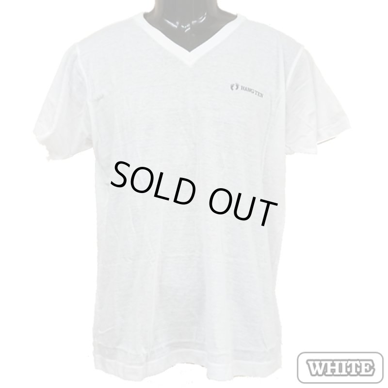 画像2: HANGTENロゴ入りインナーTシャツ3色パック(Vネックミックス3色パック) (2)