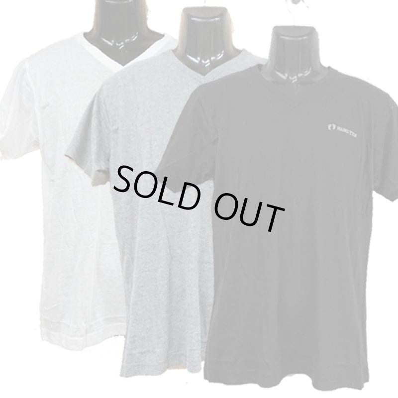 画像8: HANGTENロゴ入りインナーTシャツ3色パック(Vネックミックス3色パック) (8)