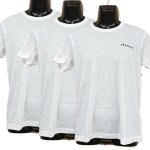 画像7: HANGTENロゴ入りインナーTシャツ３枚パック(クルーネックホワイト３枚パック） (7)