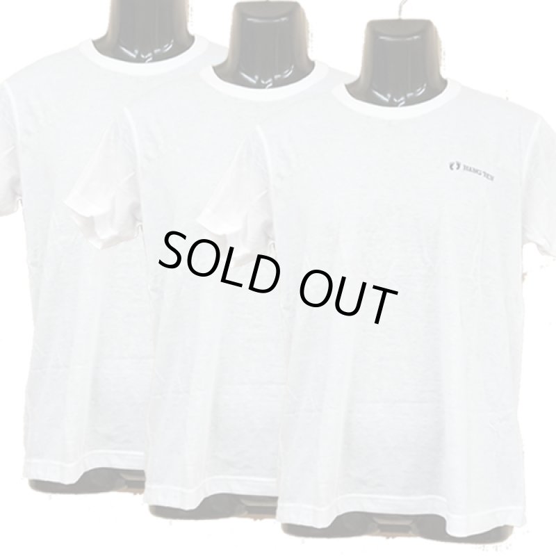 画像7: HANGTENロゴ入りインナーTシャツ３枚パック(クルーネックホワイト３枚パック） (7)