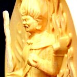 画像5: トイレの神様「木彫り烏枢沙摩明王像」 (5)