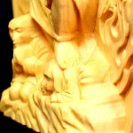画像6: トイレの神様「木彫り烏枢沙摩明王像」 (6)