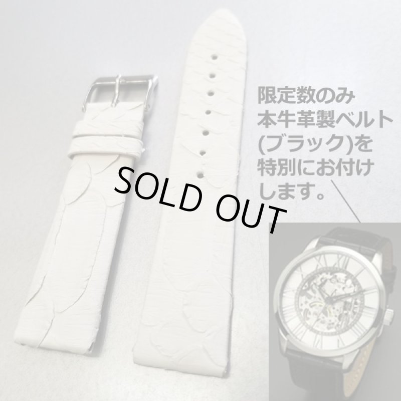 画像5: 開運白蛇ベルトSalavatore Marraサルバトーレマーラ機械式手巻き腕時計 (5)