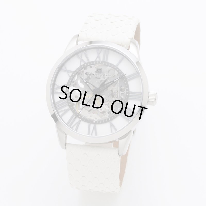 画像3: 開運白蛇ベルトSalavatore Marraサルバトーレマーラ機械式手巻き腕時計 (3)