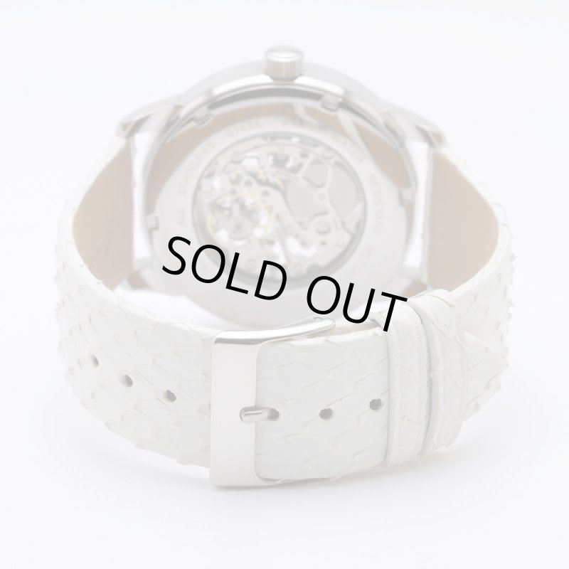 画像4: 開運白蛇ベルトSalavatore Marraサルバトーレマーラ機械式手巻き腕時計 (4)