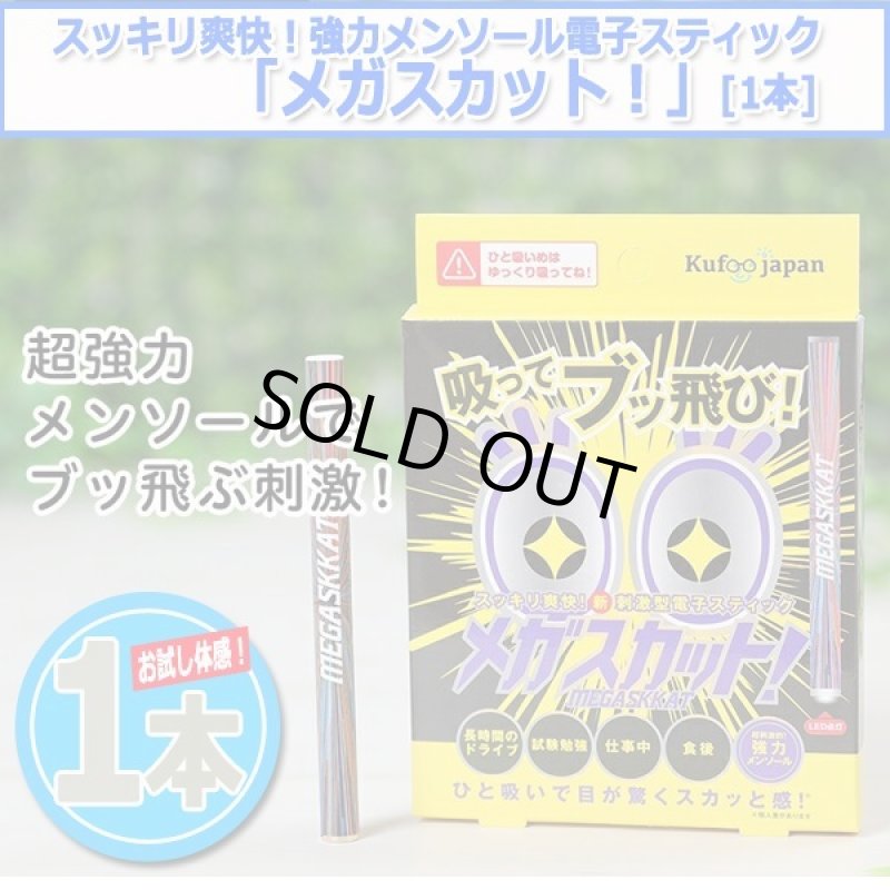 画像9: スッキリ爽快！強力メンソール電子スティック「メガスカット！」[1本] (9)