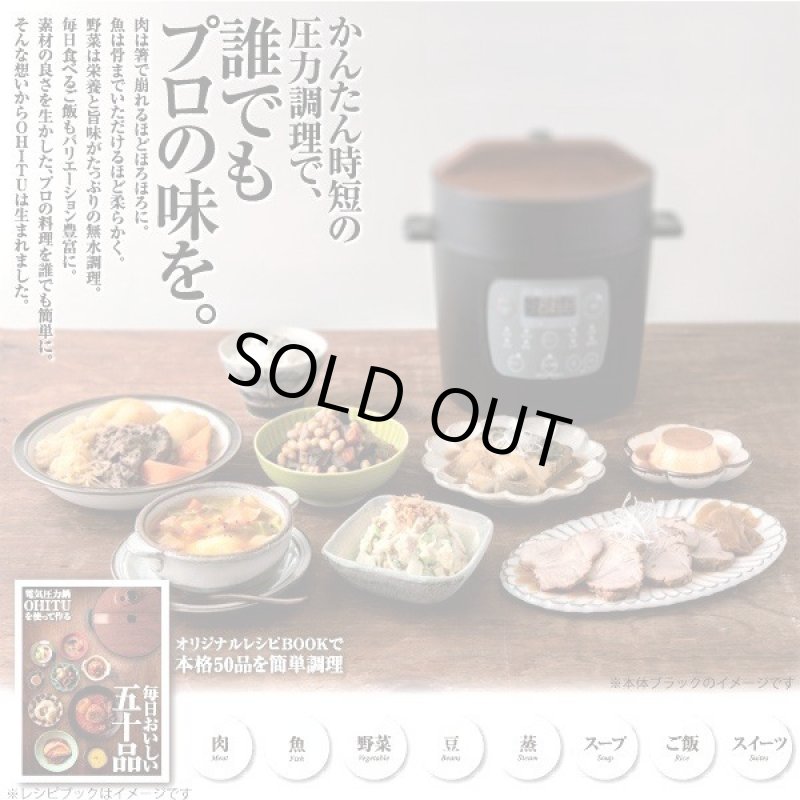 画像2: GROUMEDEAマイコン式電気圧力鍋「OHITU」2.1L (2)
