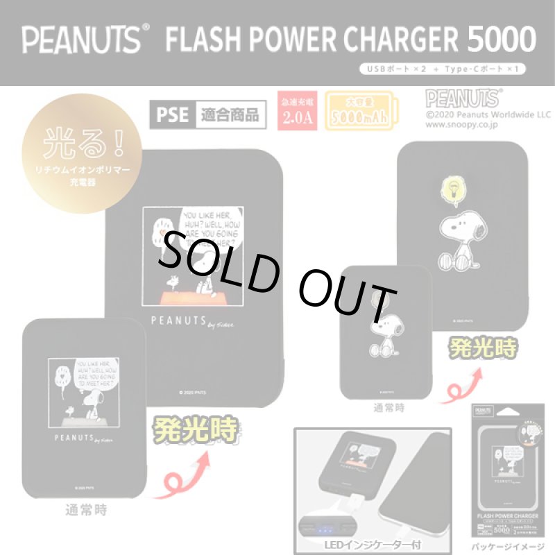 画像1: ピーナッツFLASH POWER CHARGER5000 (1)